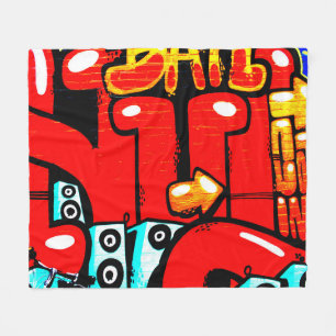 Graffiti 19 fbcn fleece blanket