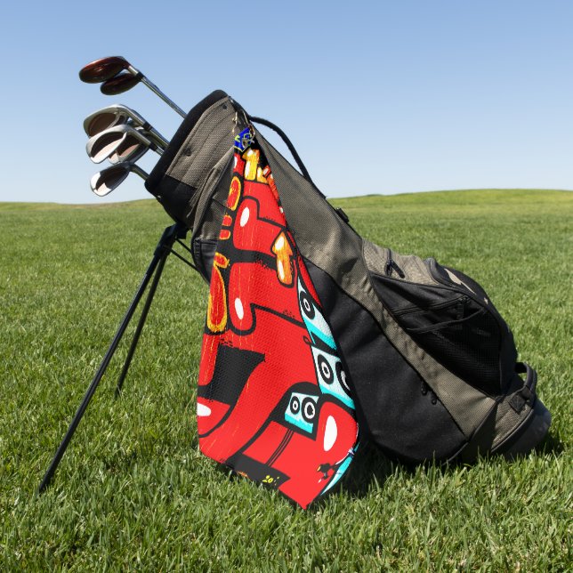 Graffiti 19 gtcnm golf towel (Green)