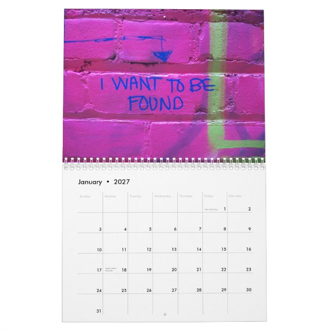 Graffiti 2010 calendar (Jan 2027)