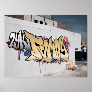 Graffiti 24K Poster de famille