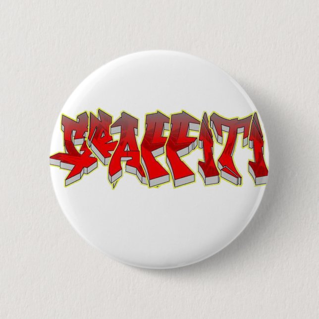 Graffiti 2 Inch Round Button (Front)