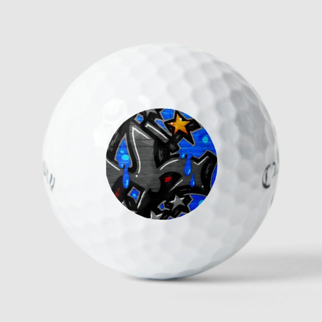 Graffiti 3 css gbcna golf balls (Front)