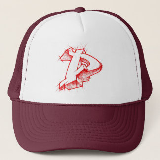 Graffiti 3d style - Arrowmade D - Trucker Hat