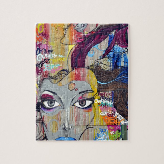 graffiti-508272 graffiti mural street art painting jigsaw puzzle (Vertical)