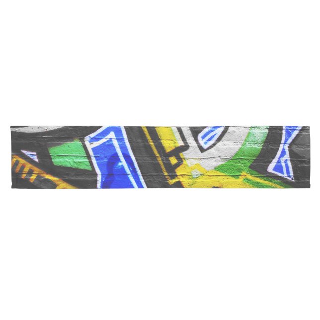 Graffiti 6 trcnm short table runner (Horizontal)