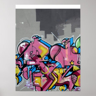 Graffiti - Abstract City Art Poster