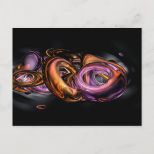 Graffiti Abstract Postcard