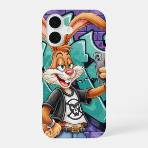 Graffiti and Selfie, by Natasha Us iPhone 16 Case