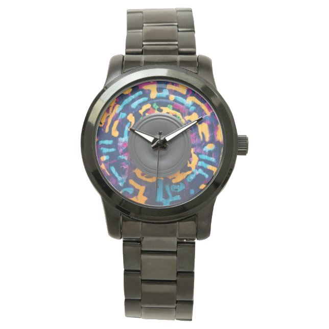 Graffiti and Speaker Face  Watch (Front)