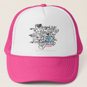 Graffiti Aqua Trucker Hat
