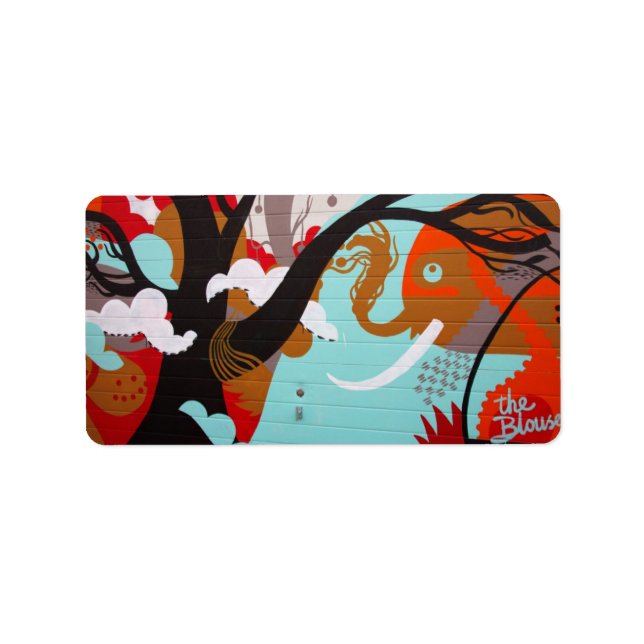 Graffiti Art Address Label (Front)
