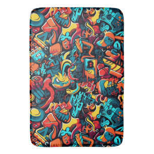 Graffiti Art Bath Mat
