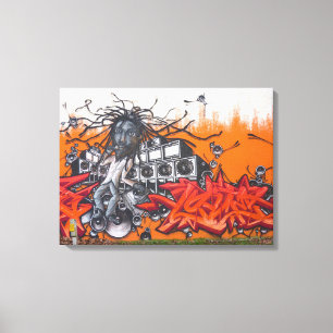 Graffiti Art Canvas Print