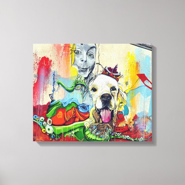 Graffiti Art Canvas Print (Front)