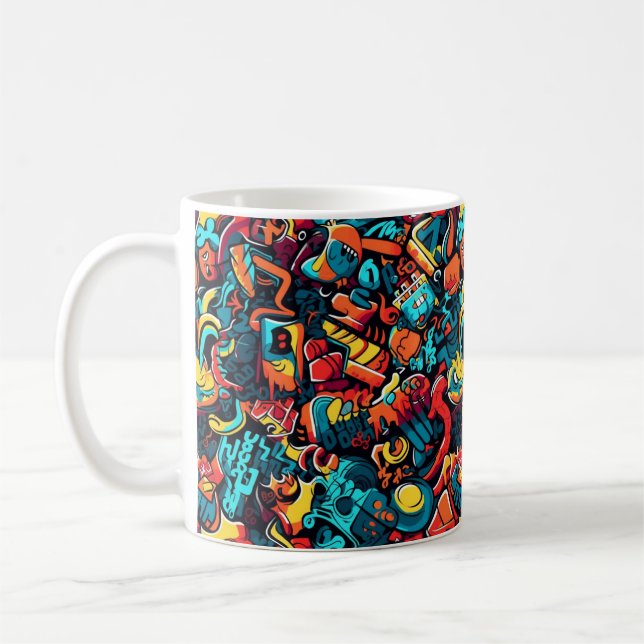 Graffiti Art Coffee Mug (Left)