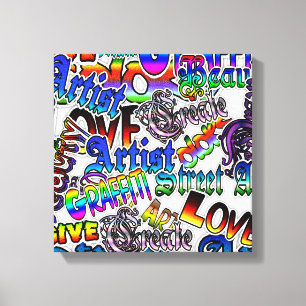 Graffiti Art enveloppé toile