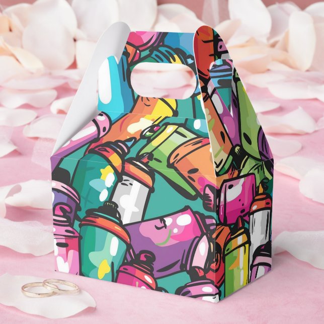 Graffiti Art Favor Box (Wedding)