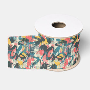 Graffiti Art Grosgrain Ribbon