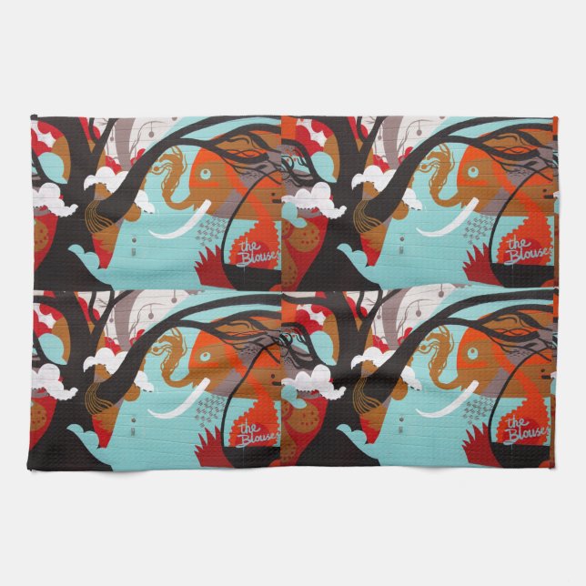 Graffiti Art Kitchen Towel (Horizontal)