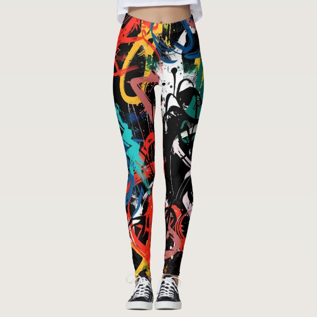 Graffiti Art Leggings (Front)
