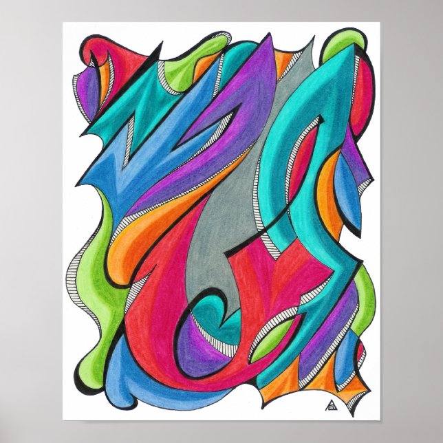 Graffiti Art Print (Front)