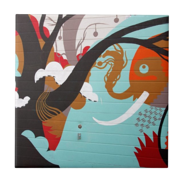 Graffiti Art Tile (Front)