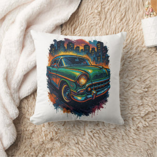 Graffiti Art Urban Pop Throw Pillow