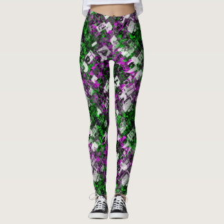 Graffiti Artist Paint Splash Splattered Edgy Rebel Leggings
