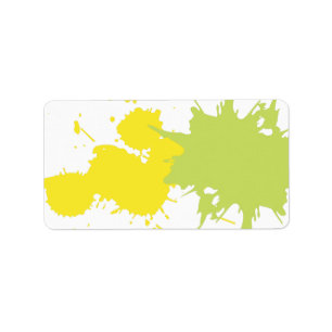 Graffiti Artist Print Your Own Invitation Label