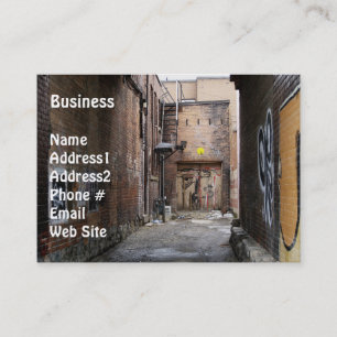 Graffiti Artist Wall Art Business Card