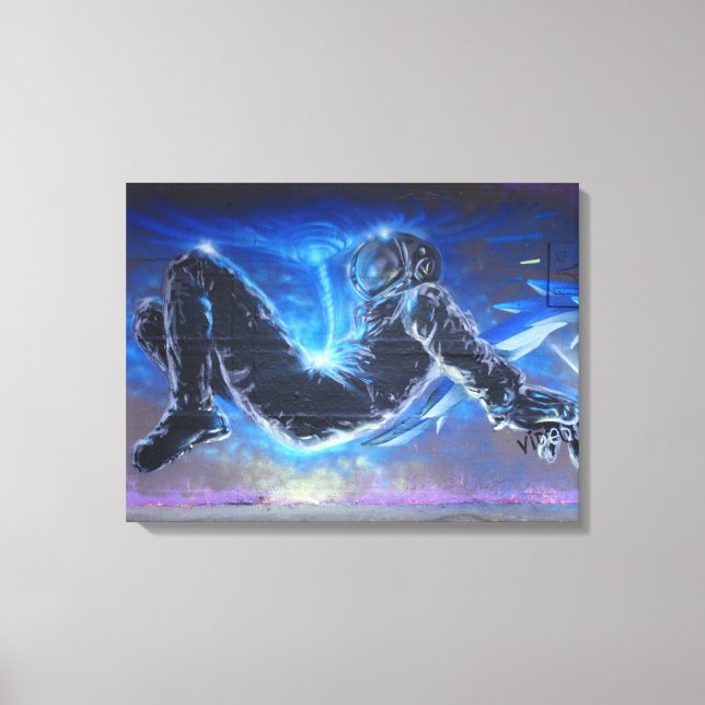 Graffiti Astronaut Canvas Print (Front)