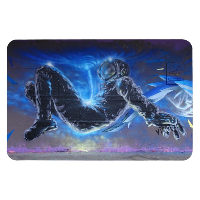 Graffiti Astronaut Magnet (Horizontal)