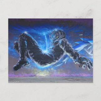 Graffiti Astronaut Postcard