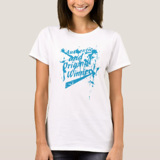 Graffiti Authentic Original Winner Grunge Splatter T-Shirt
