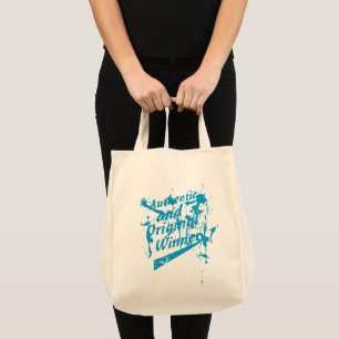 Graffiti Authentic Original Winner Grunge Splatter Tote Bag