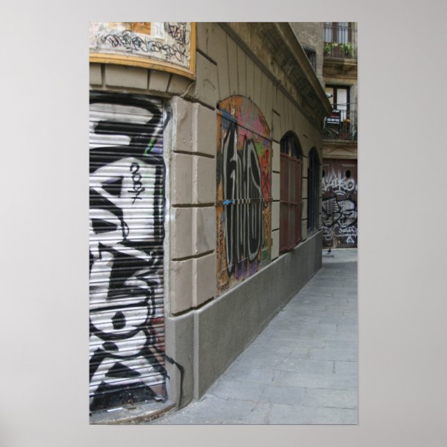 Graffiti - Barcelona Poster (Front)