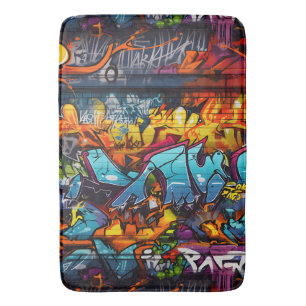 Graffiti Bath Mat