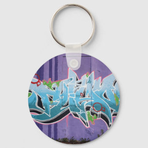 Graffiti, Berlin, Germany Keychain