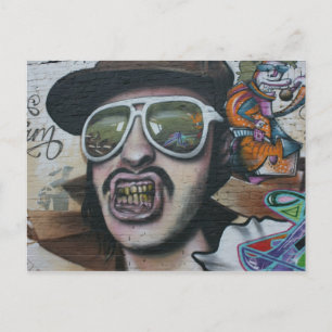 Graffiti, Berlin, Germany Postcard