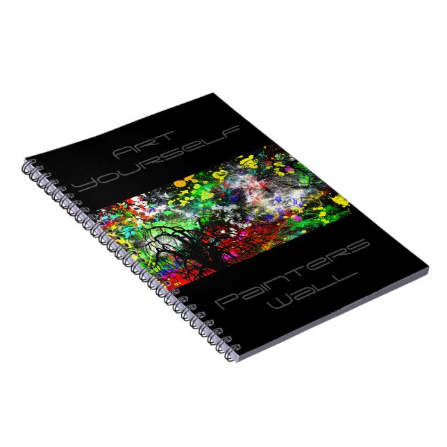 Graffiti Brick Wall Notebook (Right Side)
