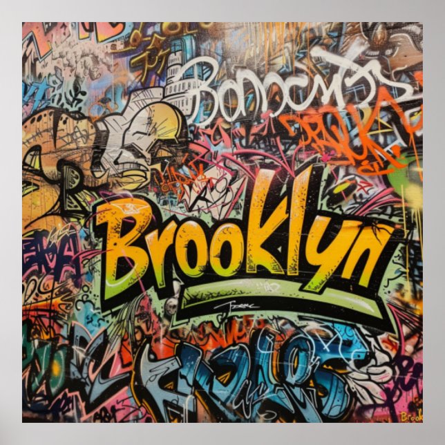 Graffiti Brooklyn Poster (Front)