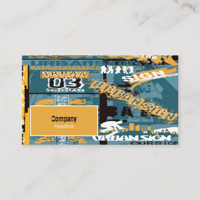 Graffiti Business Card (Front)