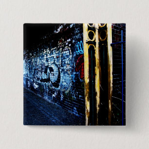Graffiti by Night 2 Inch Square Button