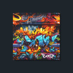 Graffiti Canvas Print<br><div class="desc">graffiti canvas print</div>