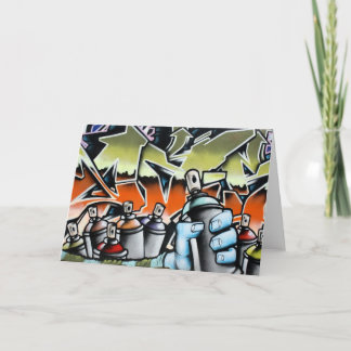 graffiti card