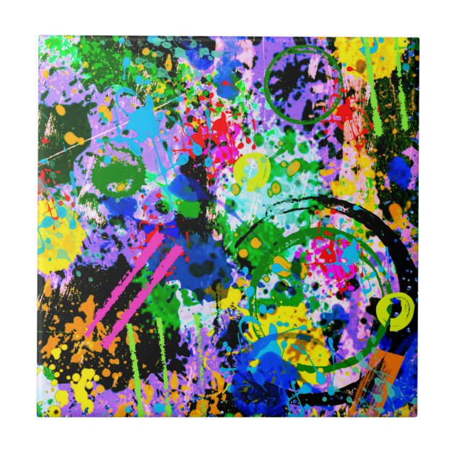 Graffiti Carnival 1 Tile (Front)