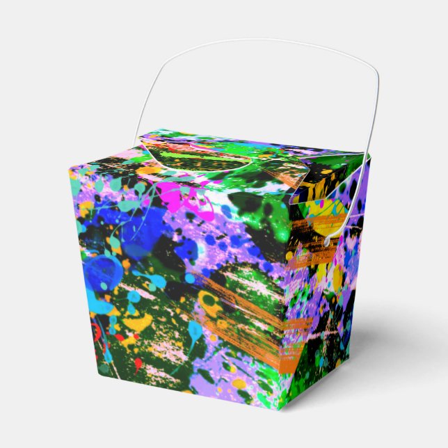 Graffiti Carnival Favor Box (Front Side)