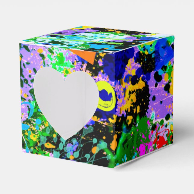 Graffiti Carnival Favor Box (Front Side)