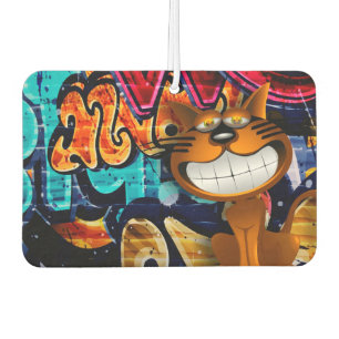 Graffiti Cat Air Freshener