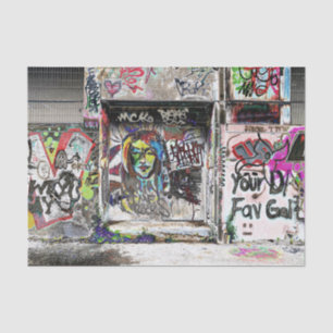 Graffiti Cool Decorative Urban Street Grunge Art Tissue Paper